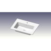 Nemo Go Ensemble de meuble - 60x65x45.5cm - 2 tiroirs - avec poignée - 1 vasque Blanc mat - 1 trous de robinet - avec miroir - MDF standard white SW911670