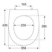 Pressalit Objecta pro polygiene closetzitting zonder deksel zwart SW96648