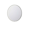 INK SP24 Miroir - 80x4x80cm - LED en bas et en haut à changement de couleur - dimmable - Chauffage de miroir - rond - dans un cadre en acier - aluminium inox brossé SW798466