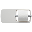 Tiger Tess Porte-papier toilette - avec planchette - Blanc gris clair SW877661