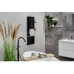 Eurom sani 800 comfort chauffage salle de bain 115x55cm wifi 800watt verre noir SW656485