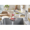 Hansgrohe Zesis M33 Mitigeur de cuisine - 15cm - monotrou - CoolStart - EcoSmart - 1jet - chrome SW1077754