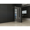 Wiesbaden Comfort Paroi de douche italienne avec profil mural 80x200cm verre avec film nano 10mm SW10411