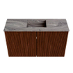 Mondiaz JOYA-DLUX Meuble de salle de bains 70cm - couleur Ruby - Vasque FAYE position Milieu 1 trou de robinet couleur Sombra. SW1425668