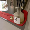Mondiaz SPOT Miroir de salle de bain - rond 90cm - plan de miroir - couleur Fire SW1235527
