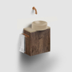 Clou Vale fontein 22cm Keramiek rond zonder kranenbank mat mosterd SW809553