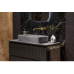 Saniclass Prime Blend Meuble sous lavabo - 100x55x45.9cm - 2 tiroirs - poignée intégrée - MDF - mat anthracite SW892650