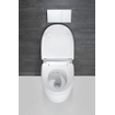 Geberit Aquaclean Mera Comfort WC japonais avec aspirateur d'odeurs, air chaude et Ladydouche abattant softclose chrome brillant et couvercle blanc brillant GA13633