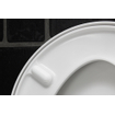Duravit Starck 3 WC-zitting - 43.1x44.2x4.2cm - met softclose met quickrelease - Kunststof wit Glanzend 0290519