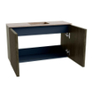 Mondiaz JOYA-DLUX Meuble de salle de bains 70cm - couleur Shadow - Vasque FAYE position Milieu Sans trou de robinet couleur Saba SW1425115