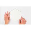 Cifre Ceramica Hexagon Timeless Carrelage mural en sol hexagonal White mat 15x17cm Vintage blanc mat SW476711