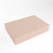 Mondiaz TOP 23 Plan sous vasque - 50x23.5x12cm - compatible comme plan de meuble - solid surface - Rosee SW1022246