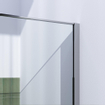 BRAUER Chrome Frame Inloopdouche helder glas met frame 120x200cm - chroom SW1039040