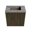 Mondiaz JOYA-DLUX 40cm toiletmeubel - kleur Shadow - Wastafel FAYE positie Midden Zonder kraangat kleur Sombra. SW1425171