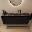 MONDIAZ TURE-DLUX Meuble toilette - 120cm - Urban - EDEN - vasque Lava - position centrale - 1 trou de robinet SW1103674