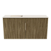Mondiaz JOYA-DLUX 80cm toiletmeubel - kleur Dusk - Wastafel FAYE positie Links Zonder kraangat kleur Meli. SW1425826