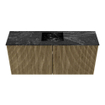 Mondiaz JOYA-DLUX Meuble de salle de bains 90cm - couleur Dusk - Vasque FAYE position Milieu Sans trou de robinet couleur Lava SW1423306