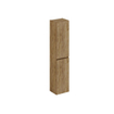 Thebalux hoge kast 165x35x29 2x dichte deur 1x greeplijst hout in kleur meubel rechts draaiend t.b.v. Type 1/3/5/9 SW765734