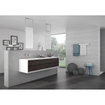 Terravito Urbano carreau mural - 30x90cm - 10.5mm - rectifié - aspect béton - gris mat SW359765