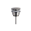 Fortifura Calvi Wastafelkraanset - voor dubbele wastafel - hoge wastafelkraan - draaibare uitloop - klikwaste plug - design sifon - Geborsteld RVS PVD (RVS) SW915335