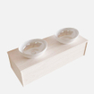 ENSEMBLE DE MEUBLE MONDIAZ LUSH - 120cm - 1 tiroir - lavabo BARCO - 2 lavabos - 2 trous de robinet - sous-couche SW409732