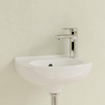 Villeroy & Boch O.novo Compact fontein met overloop met 1 kraangat rechts 36x27.5cm ceramic+ wit 0124013