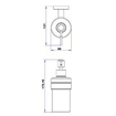 Plieger Vigo Distributeur savon avec support Chrome SW225392