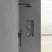 Villeroy & Boch Universal Showers douche principale - 25cm - Rond - noir mat SW974333