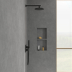 Villeroy & Boch Universal Showers hoofddouche - 25cm - Rond - mat zwart SW974333