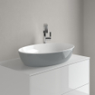 Villeroy & Boch Artis vasque à poser - ovale 61x41x12.5cm - sans trou de robinetterie sans trop-plein french linen SW68831
