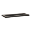 BRAUER Magma wastafel - 120x46x5cm - 1 wasbak - 0 kraangaten - natuursteen - basalt antraciet SW21649