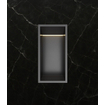Hotbath &MORE Boîte d'encastrement ou niche encastrée - 30x15x10 - avec LED IP44 - noir brossé PVD SW1246529