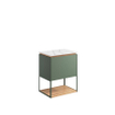 Crosswater Mada Ensemble de meuble - 70x36.7x61cm - avec plan sous vasque - open frame - Sage Green SW973956