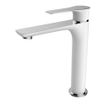 Wiesbaden Casma eenhendel wastafelmengkraan hoog wit/chroom SW62557