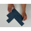 Terravito Nocino carreau mural - 6x18.6cm - Deep Blue brillant (bleu) SW1159387