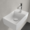 Villeroy & Boch Memento 2.0 lave-mains dessous rectifié 40x26cm - sans trop-plein 1 trou de robinet ceramic+ stone white SW358484