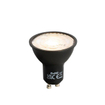 QAZQA Solo Wandlamp set - 1 lamp - 6cm - inclusief dimbare led lamp - IP44 - Cilinder - Zwart SW1477255