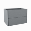 Mondiaz TENCE wastafelonderkast - 70x45x50cm - 2 lades - push to open - softclose - Plata SW1016290