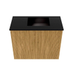 Mondiaz JOYA 50cm toiletmeubel - kleur Oak - Wastafel FAYE positie Rechts Zonder kraangat kleur Urban. SW1421153