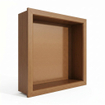 Fortifura Galeria Inbouwnis - 30x30x10cm - Geborsteld koper PVD (Koper) SW876696