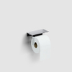 Clou Fold toiletrolhouder zonder klep gebogen model chroom SW417073