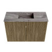 Mondiaz JOYA-DLUX 60cm meuble de toilette - couleur Dusk - Vasque FAYE position Milieu Sans trou de robinet couleur Sombra. SW1426123