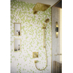 Hansgrohe Fixfit Square raccord mural avec clapet anti-retour or poli SW358911
