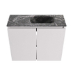 MONDIAZ TURE-DLUX Meuble toilette - 60cm - Cale - EDEN - vasque Lava - position droite - sans trou de robinet SW1103716