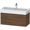 Duravit D-neo Meuble sous vasque 98.4x44.2x44cm 1 tiroir Noyer (foncé) mat SW641132