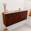 Mondiaz JOYA-DLUX 100cm toiletmeubel - kleur Ruby - Wastafel FAYE positie Midden 1 kraangat kleur Glace. SW1423547