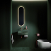 Clou Sjokker tablette téléphone/douche modèle mural bronze brossé PVD SW809563