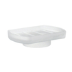 Smedbo Xtra Losse zeepschaal - 8x2.5cm - Glas Mat Glas SW20002