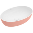 Villeroy & Boch Artis lavabo à poser - ovale 61x41x12.5cm - sans trou de robinet sans trop-plein powder SW68824