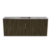 Mondiaz JOYA-DLUX 100cm meuble de salle de bains - couleur Shadow - Vasque FAYE position Milieu 1 trou de robinet couleur Sombra. SW1425200